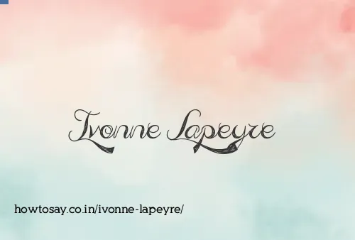 Ivonne Lapeyre