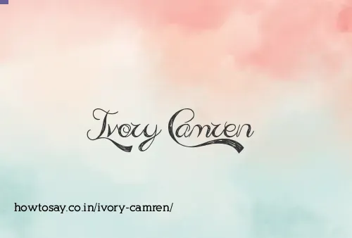 Ivory Camren