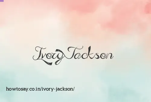 Ivory Jackson