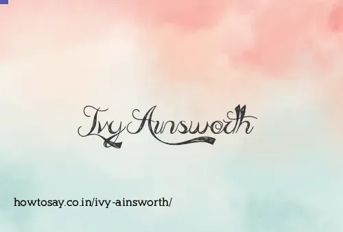 Ivy Ainsworth