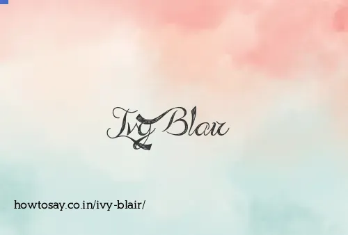 Ivy Blair