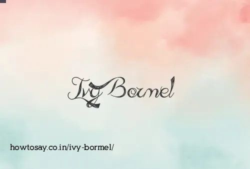 Ivy Bormel