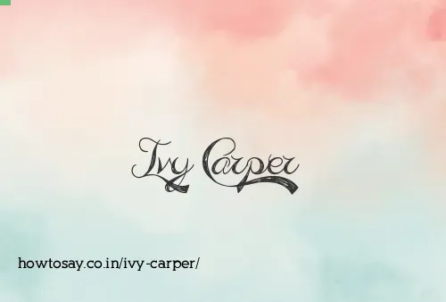 Ivy Carper