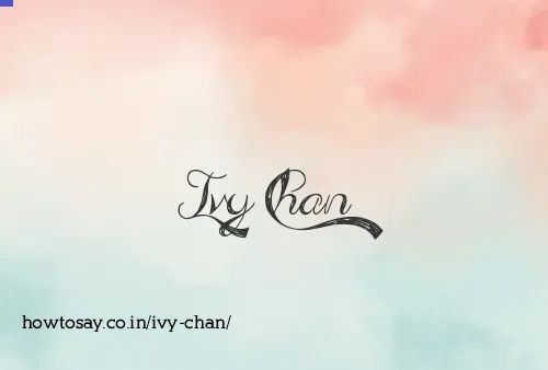 Ivy Chan