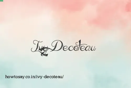 Ivy Decoteau