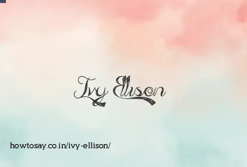 Ivy Ellison