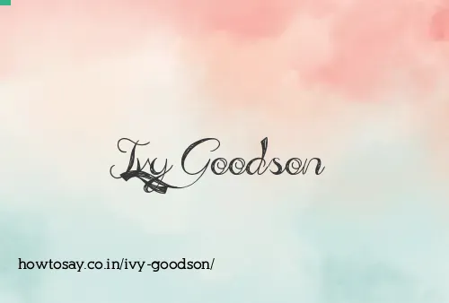 Ivy Goodson
