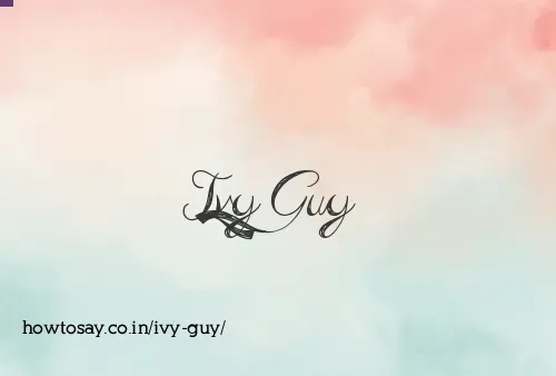 Ivy Guy