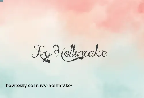 Ivy Hollinrake
