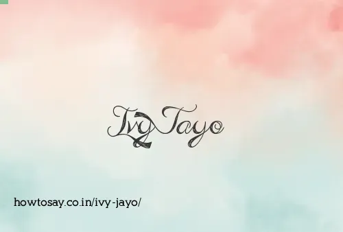 Ivy Jayo