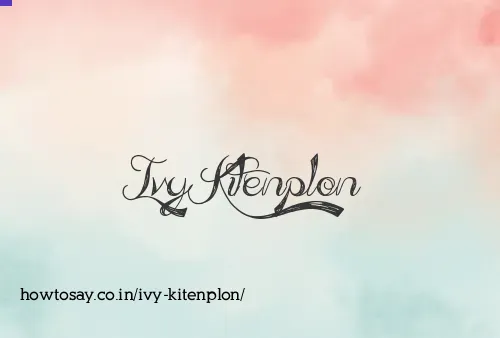 Ivy Kitenplon