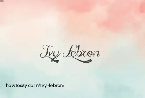 Ivy Lebron