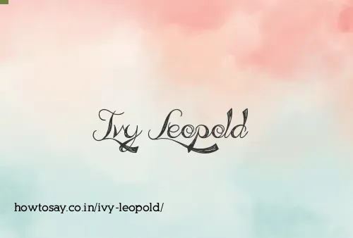 Ivy Leopold