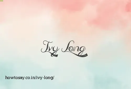 Ivy Long