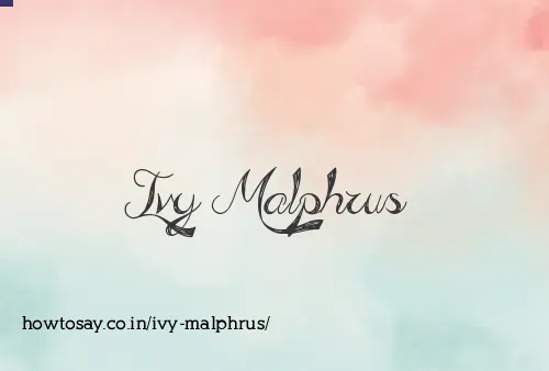 Ivy Malphrus