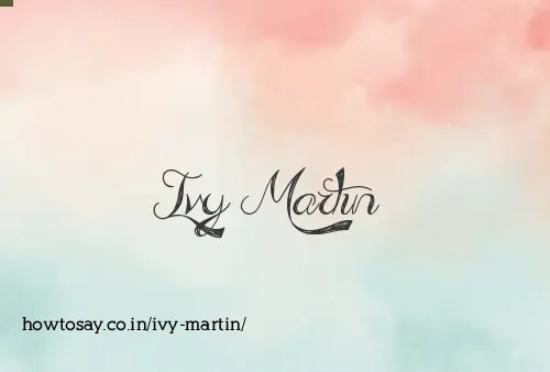 Ivy Martin