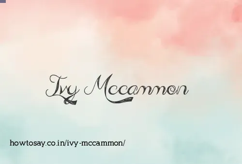 Ivy Mccammon