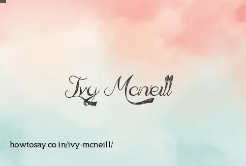 Ivy Mcneill