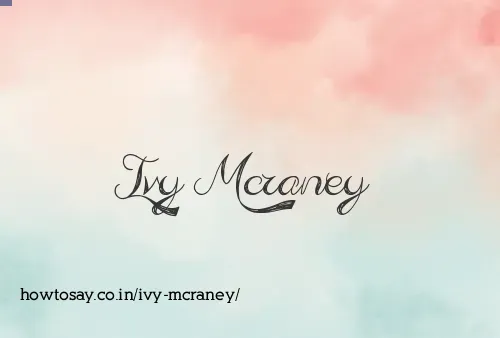 Ivy Mcraney