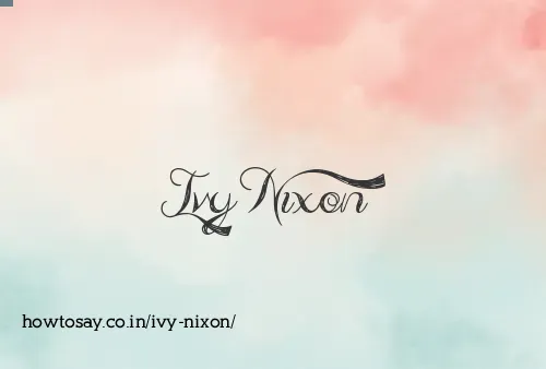 Ivy Nixon
