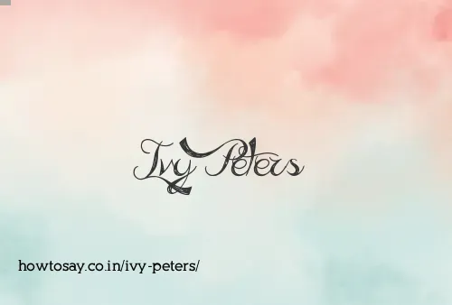 Ivy Peters