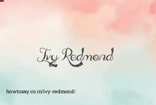 Ivy Redmond