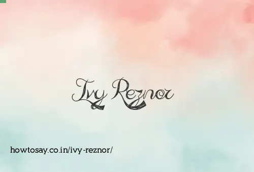 Ivy Reznor