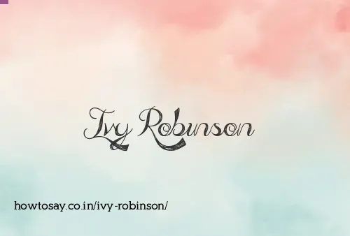 Ivy Robinson