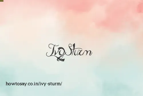 Ivy Sturm
