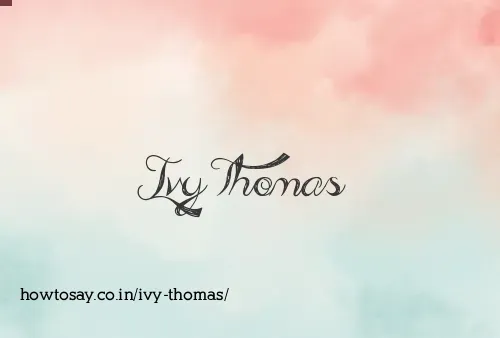 Ivy Thomas