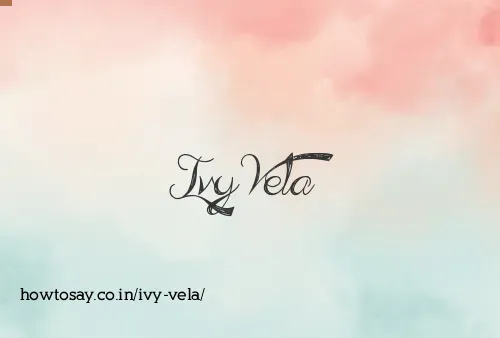 Ivy Vela