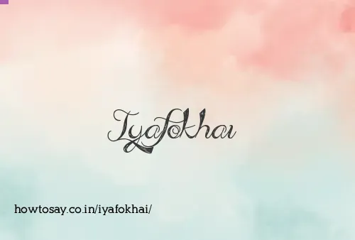 Iyafokhai