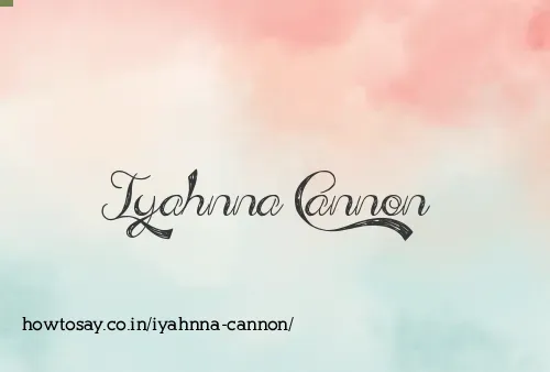 Iyahnna Cannon