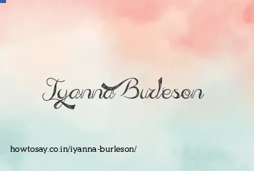 Iyanna Burleson