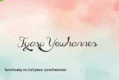 Iyasu Yowhannes