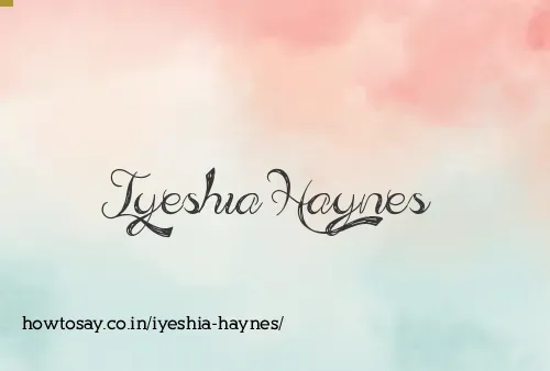 Iyeshia Haynes