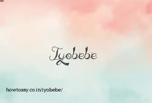 Iyobebe