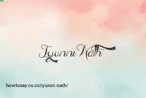 Iyunni Nath