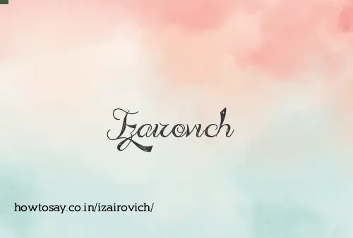 Izairovich