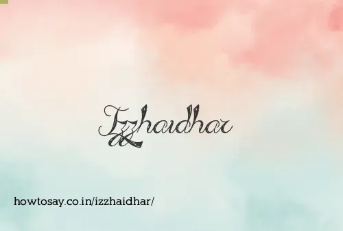 Izzhaidhar