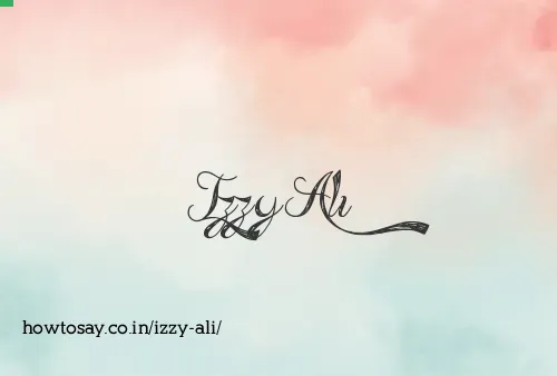 Izzy Ali