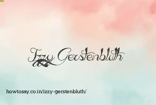 Izzy Gerstenbluth