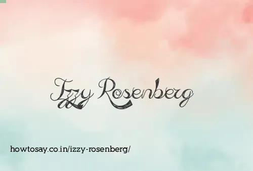 Izzy Rosenberg