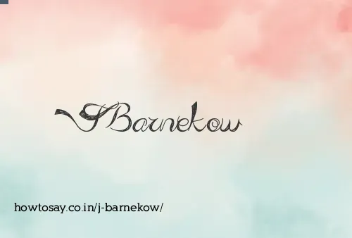 J Barnekow