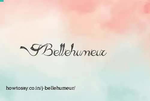 J Bellehumeur