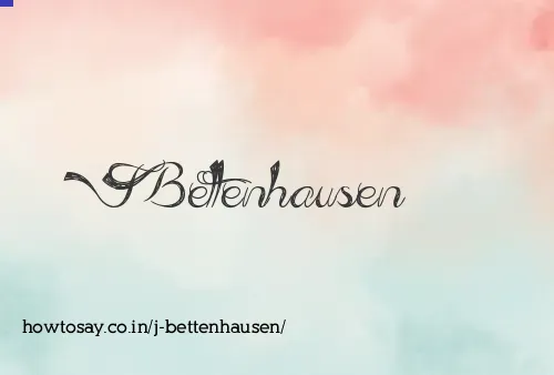 J Bettenhausen