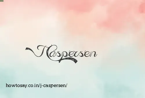 J Caspersen