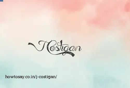 J Costigan
