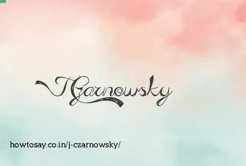 J Czarnowsky