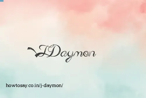 J Daymon